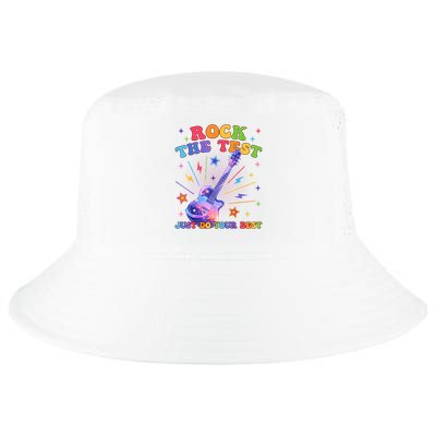 Rock The Test Testing Day Teacher Student Just Do Your Best Cool Comfort Performance Bucket Hat