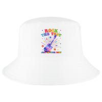 Rock The Test Testing Day Teacher Student Just Do Your Best Cool Comfort Performance Bucket Hat