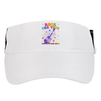 Rock The Test Testing Day Teacher Student Just Do Your Best Adult Drive Performance Visor