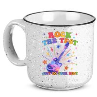 Rock The Test Testing Day Teacher Student Just Do Your Best 15oz Campfire Ceramic Mug