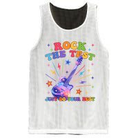 Rock The Test Testing Day Teacher Student Just Do Your Best Mesh Reversible Basketball Jersey Tank
