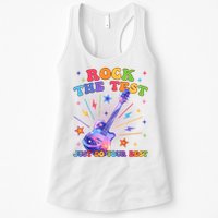 Rock The Test Testing Day Teacher Student Just Do Your Best Womens Tank Top
