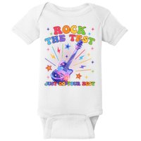 Rock The Test Testing Day Teacher Student Just Do Your Best Baby Bodysuit