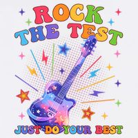 Rock The Test Testing Day Teacher Student Just Do Your Best Baby Bodysuit