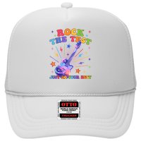Rock The Test Testing Day Teacher Student Just Do Your Best Trucker Hat