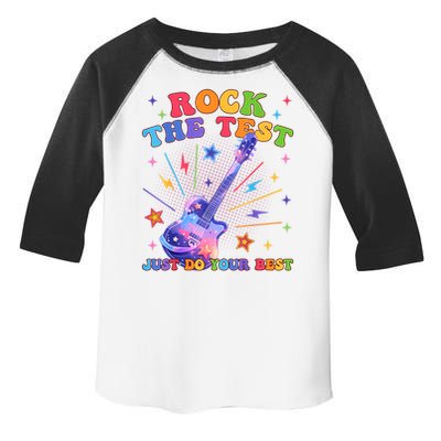 Rock The Test Testing Day Teacher Student Just Do Your Best Toddler Fine Jersey T-Shirt