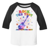 Rock The Test Testing Day Teacher Student Just Do Your Best Toddler Fine Jersey T-Shirt