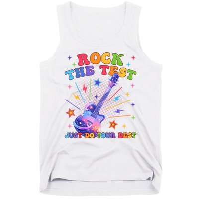 Rock The Test Testing Day Teacher Student Just Do Your Best Tank Top