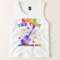 Rock The Test Testing Day Teacher Student Just Do Your Best Tank Top