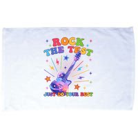 Rock The Test Testing Day Teacher Student Just Do Your Best Microfiber Hand Towel