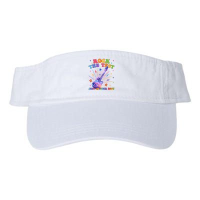 Rock The Test Testing Day Teacher Student Just Do Your Best Visor