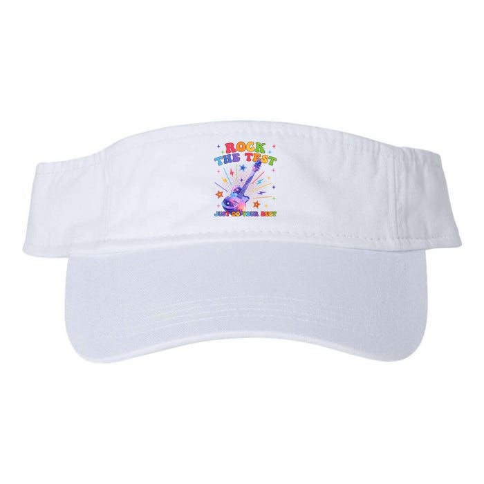 Rock The Test Testing Day Teacher Student Just Do Your Best Visor