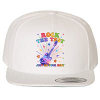 Rock The Test Testing Day Teacher Student Just Do Your Best Wool Snapback Cap