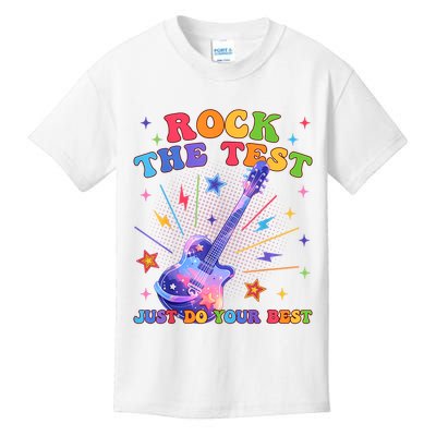 Rock The Test Testing Day Teacher Student Just Do Your Best Kids T-Shirt