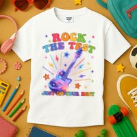 Rock The Test Testing Day Teacher Student Just Do Your Best Kids T-Shirt