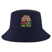 Rock The Test Rainbow Testing Day Motivational Teacher Cool Comfort Performance Bucket Hat