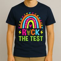 Rock The Test Rainbow Testing Day Motivational Teacher T-Shirt