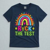 Rock The Test Rainbow Testing Day Motivational Teacher T-Shirt