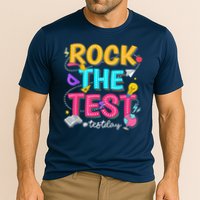 Rock The Test Testing Day Retro Motivational Teacher Student Performance Shirt