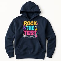 Rock The Test Testing Day Retro Motivational Teacher Student Hoodie