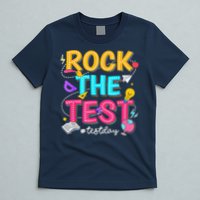 Rock The Test Testing Day Retro Motivational Teacher Student T-Shirt