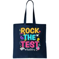 Rock The Test Testing Day Retro Motivational Teacher Student Bag