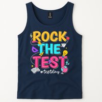 Rock The Test Testing Day Retro Motivational Teacher Student Tank Top