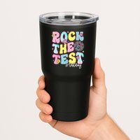Rock The Test Testing Day Retro Motivational Teacher Student Tumbler