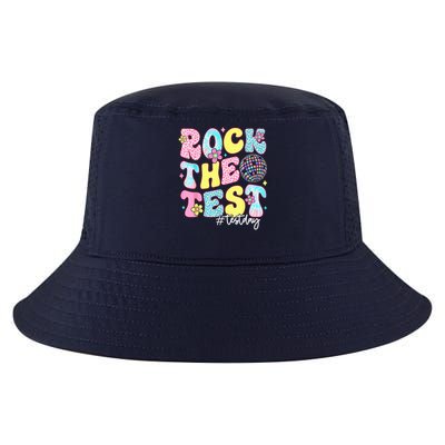 Rock The Test Testing Day Retro Motivational Teacher Student Cool Comfort Performance Bucket Hat