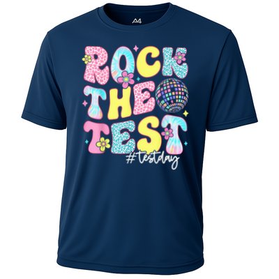 Rock The Test Testing Day Retro Motivational Teacher Student Performance Shirt