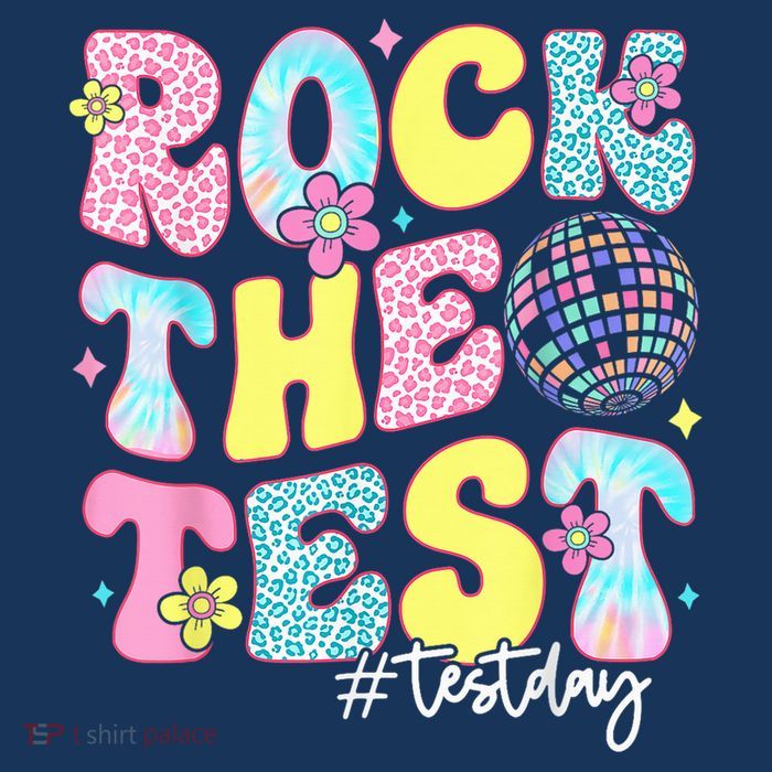 Rock The Test Testing Day Retro Motivational Teacher Student Hooded Wearable Blanket