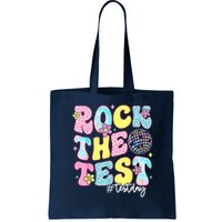 Rock The Test Testing Day Retro Motivational Teacher Student Bag