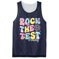 Rock The Test Testing Day Retro Motivational Teacher Student Mesh Reversible Basketball Jersey Tank