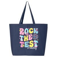 Rock The Test Testing Day Retro Motivational Teacher Student 25L Jumbo Tote
