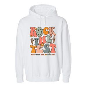 Rock The Test Testing Day DonT Stress Do Your Best Test Day Garment-Dyed Fleece Hoodie