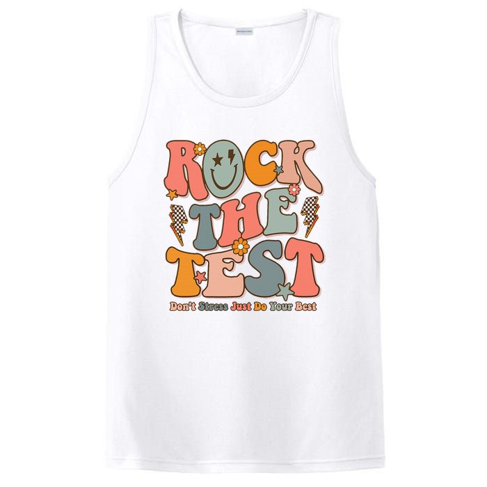 Rock The Test Testing Day DonT Stress Do Your Best Test Day PosiCharge Competitor Tank