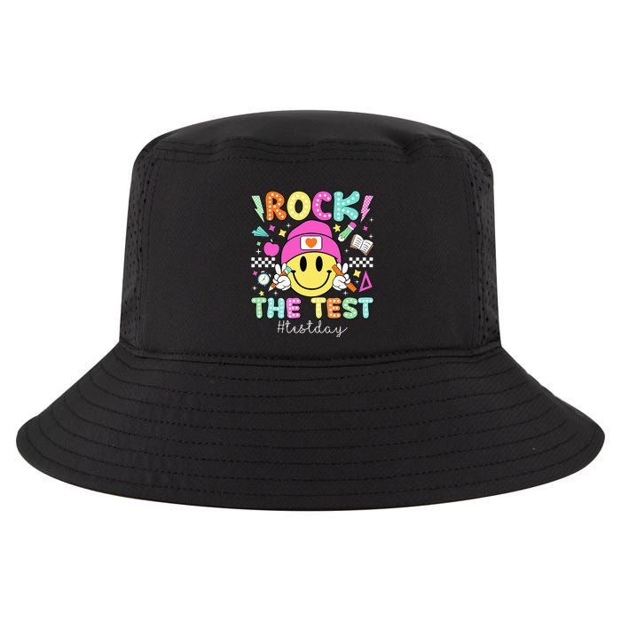 Rock The Test Testing Day Motivational Teachers Students Cool Comfort Performance Bucket Hat