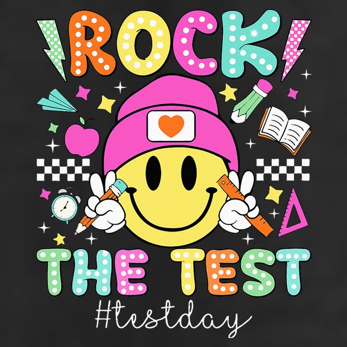 Rock The Test Testing Day Motivational Teachers Students Cool Comfort Performance Bucket Hat