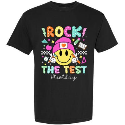 Rock The Test Testing Day Motivational Teachers Students Garment-Dyed Heavyweight T-Shirt
