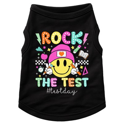 Rock The Test Testing Day Motivational Teachers Students Doggie Tank