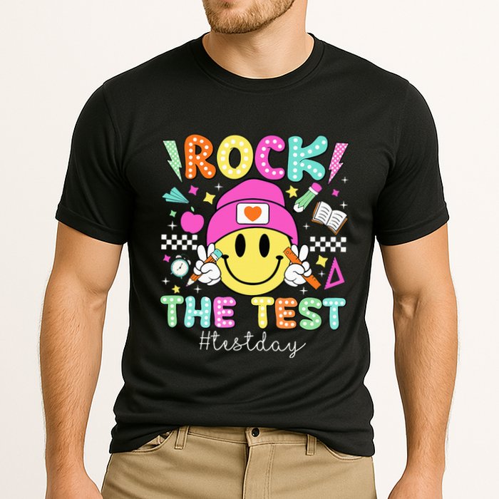 Rock The Test Testing Day Motivational Teachers Students Performance Shirt