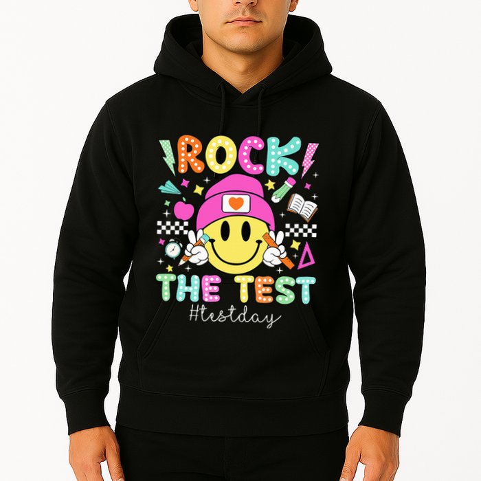 Rock The Test Testing Day Motivational Teachers Students Hoodie