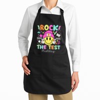 Rock The Test Testing Day Motivational Teachers Students Apron