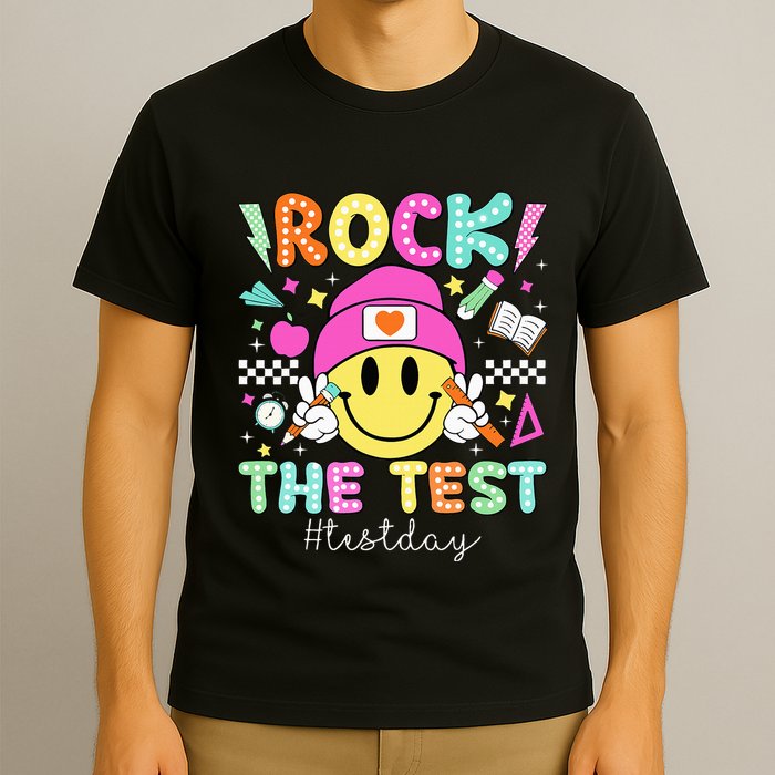 Rock The Test Testing Day Motivational Teachers Students T-Shirt