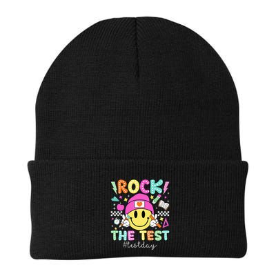 Rock The Test Testing Day Motivational Teachers Students Beanie