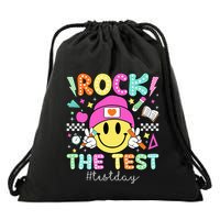Rock The Test Testing Day Motivational Teachers Students Drawstring Bag