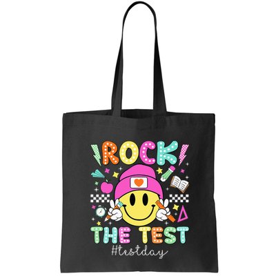 Rock The Test Testing Day Motivational Teachers Students Bag