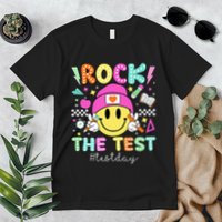 Rock The Test Testing Day Motivational Teachers Students Premium T-Shirt