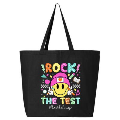 Rock The Test Testing Day Motivational Teachers Students 25L Jumbo Tote