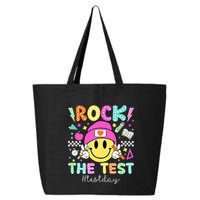 Rock The Test Testing Day Motivational Teachers Students 25L Jumbo Tote